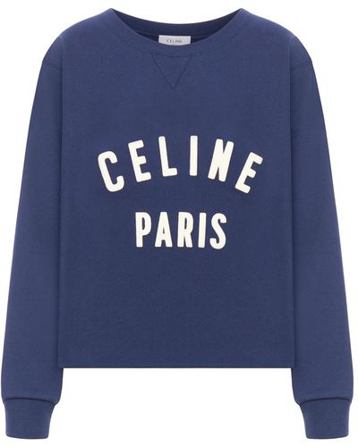 Celine Oversize Sweatshirt - Blue