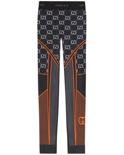 Gucci Leggings in jersey jacquard GG - Multicolore