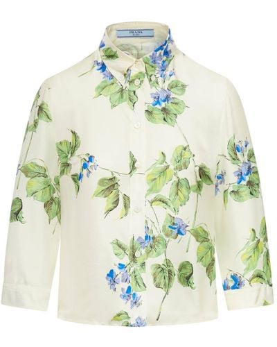 Prada Silk Shirt - Multicolour