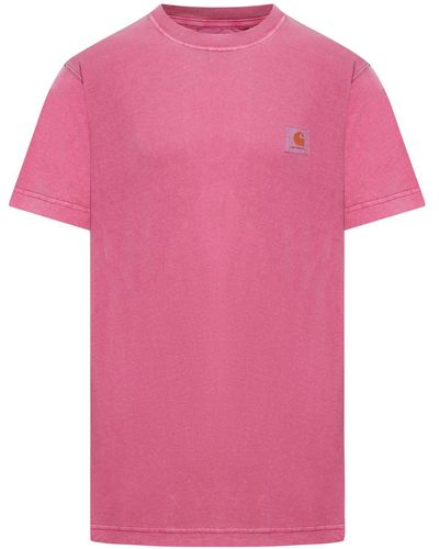 Carhartt S/s Nelson T-shirt - Pink