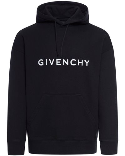 Givenchy FELPA SLIM FIT CON CAPPUCCIO - Nero