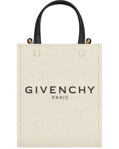 Givenchy Borsa Mini "G Tote" - Neutro