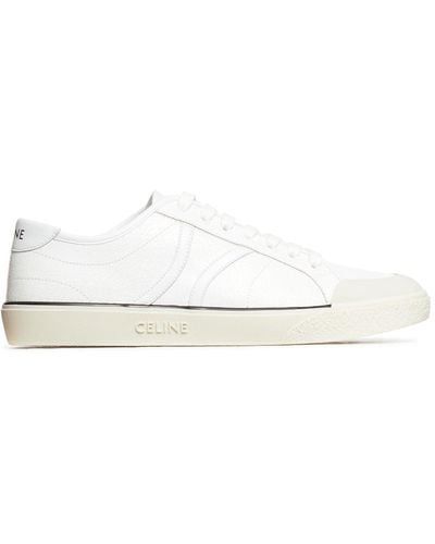 Celine As-01 Low Lace-up Sneaker - White