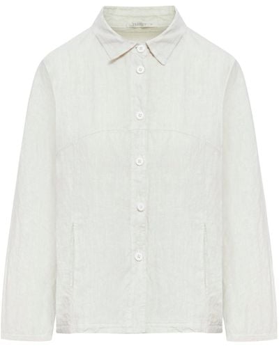 Transit Shirt In Linen - White