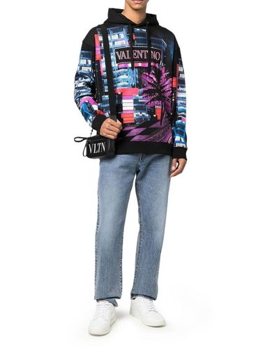 Valentino Electric City Sweatshirt With Print - Multicolour