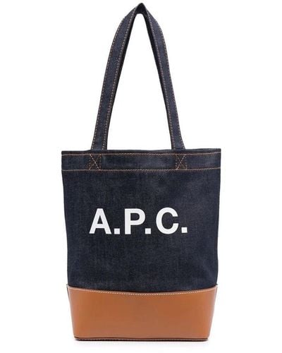 A.P.C. Totes Bag - Blue