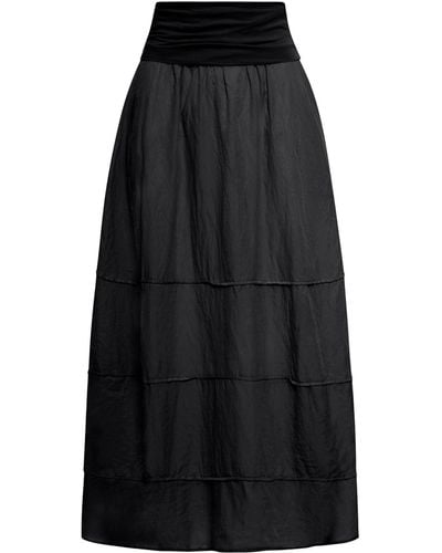 Transit Silk Blend Skirt - Black