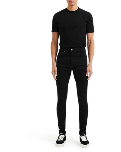 Represent Essential Low-rise Skinny Jeans - Black