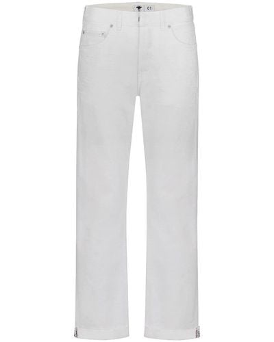 Dior White Denim Boyfriend Jeans