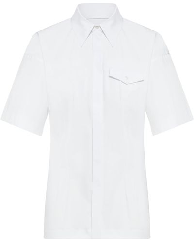 Sportmax Camicia aderente in cotone - Bianco