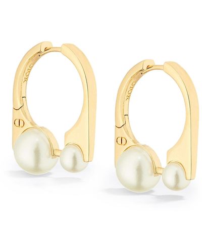 Dior Dior Es New Look Small Earrings - Metallic