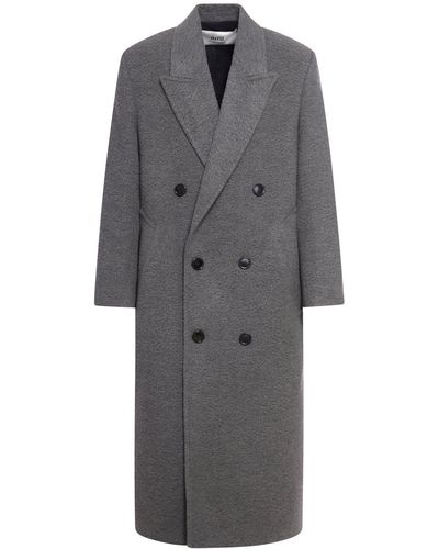 Ami Paris CAPPOTTO DOPPIOPETTO - Grigio