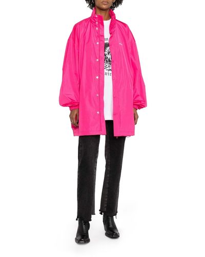 Balenciaga Giacca da pioggia - Rosa