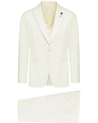Lardini Three-piece Suit - White