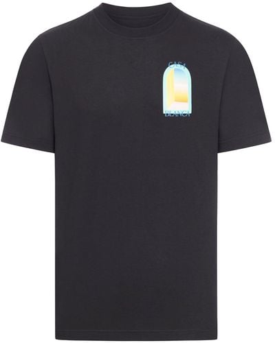 Casablancabrand L`arc Colore Printed T-shirt - Black