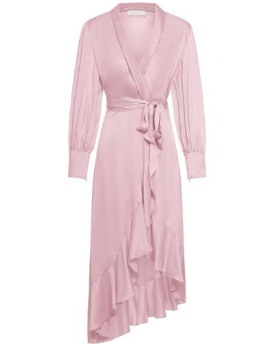 Zimmermann Midi Dresses - Pink