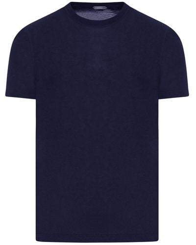 Zanone T-shirt girocollo basica - Nero
