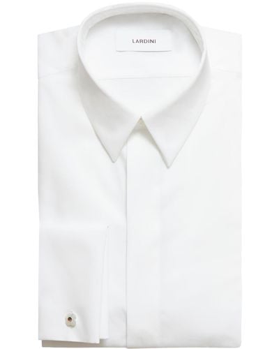 Lardini French-cuff Cotton Shirt - White