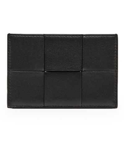 Bottega Veneta Cassette Credit Card Holder - Black