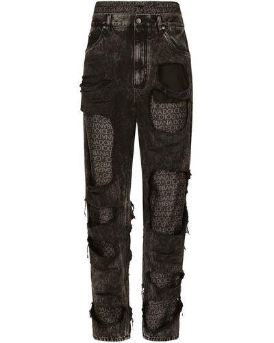 Dolce & Gabbana Regular & Straight Leg Pants - Black