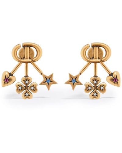 Dior Dior Lucky Charms Earrings - Metallic