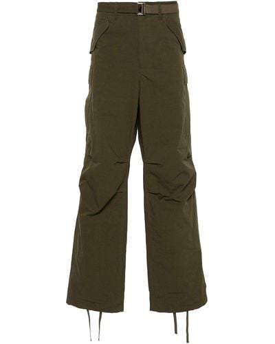 Sacai Cargo Trousers - Green