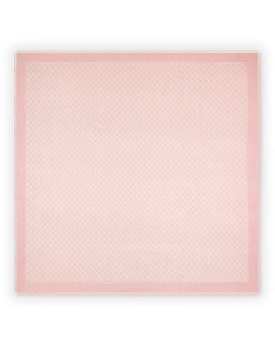 Gucci gg Silk Cotton Jacquard Shawl - Pink