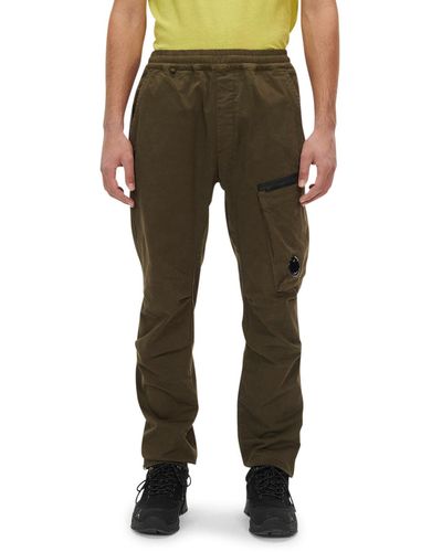 C.P. Company Stretch Sateen Trousers - Multicolour