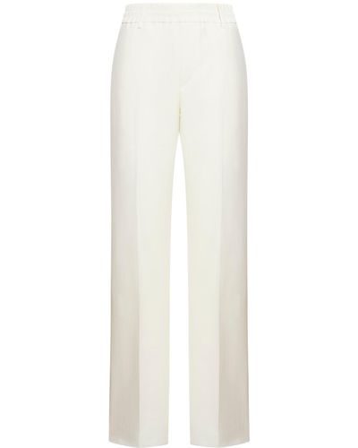Burberry Pantaloni in tela - Bianco