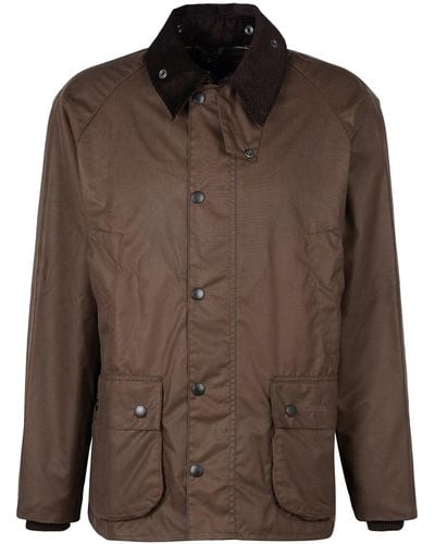 Barbour Giacca bedale cerata - Marrone