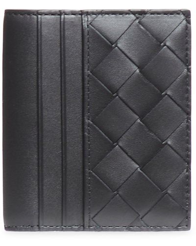 Bottega Veneta Woven Wallet - Black