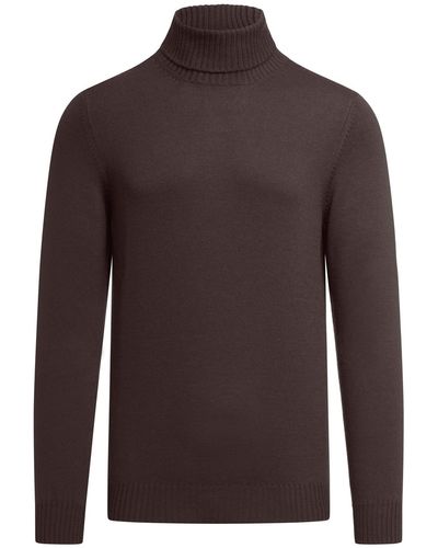 Nome Turtleneck Sweater - Brown