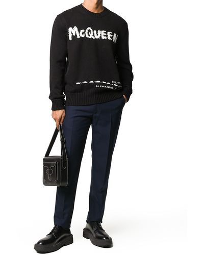 Alexander McQueen Jumpers - Black