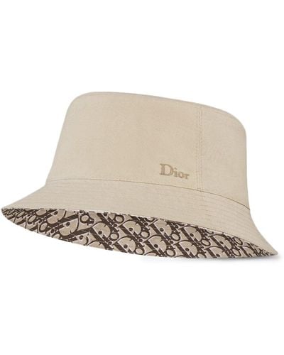 Dior Dior Oblique Reversible Fisherman Hat - Natural