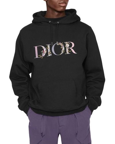 Dior Oversize Dior Flowers Hoody - Black
