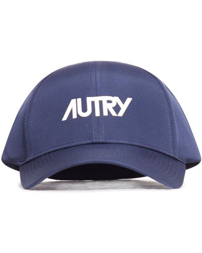 Autry Baseball Hat With Logo - Blue