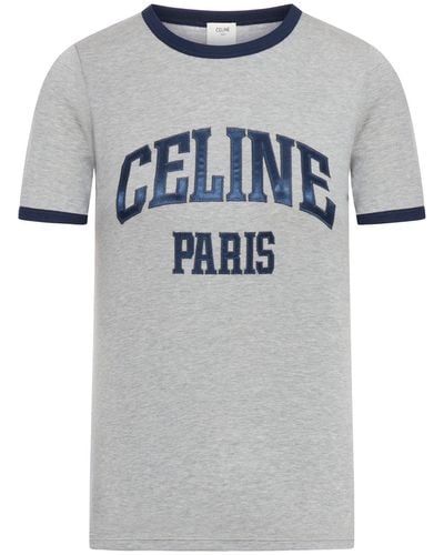 Celine T-shirt 70`s Paris - Grey