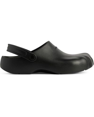 Balenciaga Sunday Slingback Sandals - Black