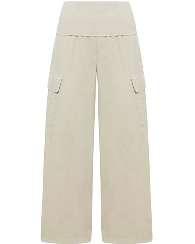 Transit Trousers With Band - White