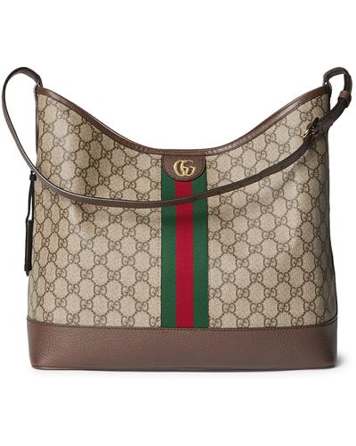 Gucci Ophidia gg Shoulder Bag Medium Size - Grey