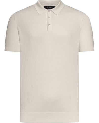 Nome Short-sleeved Polo Shirt - White