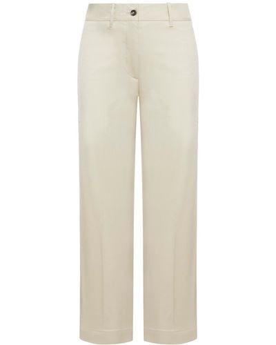 Nine:inthe:morning Pants In Cotton - Natural