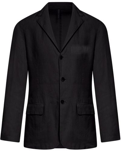 120% Lino Linen Jacket - Black