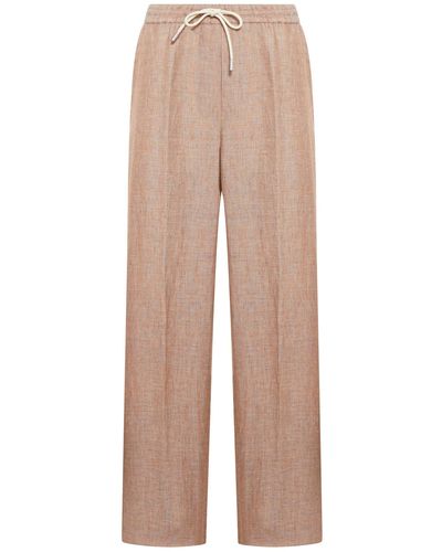 Etro Straight Trousers - Natural