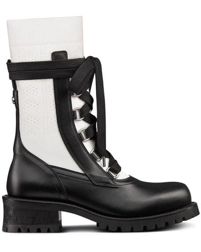 Dior Diorland Lace-up Boot - Black