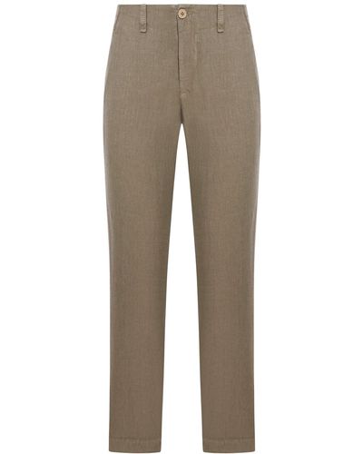 Transit Linen Trousers - Grey