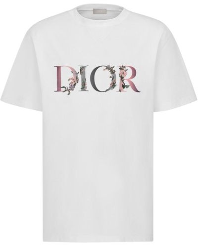 Dior Sheer T-shirt With Logo in Black for Men