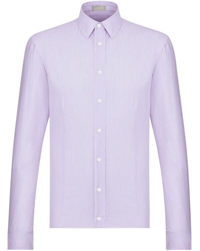Dior Fitted Shirt Cdc Embroidery - Purple