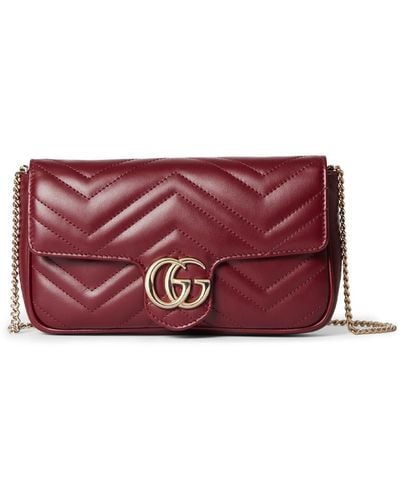 Gucci GG Marmont Mini Bag - Purple