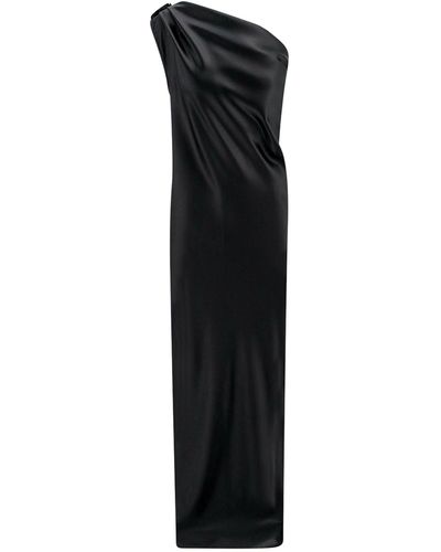 Max Mara Long Silk Dress - Black